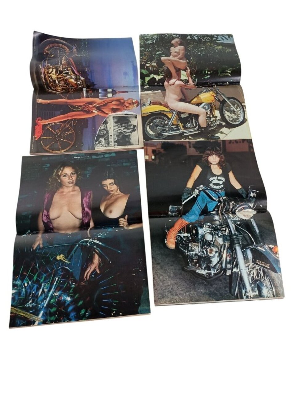Vintage 1980's Biker Lifestyle Magazine Lot Of 4 - Picture 2 of 5